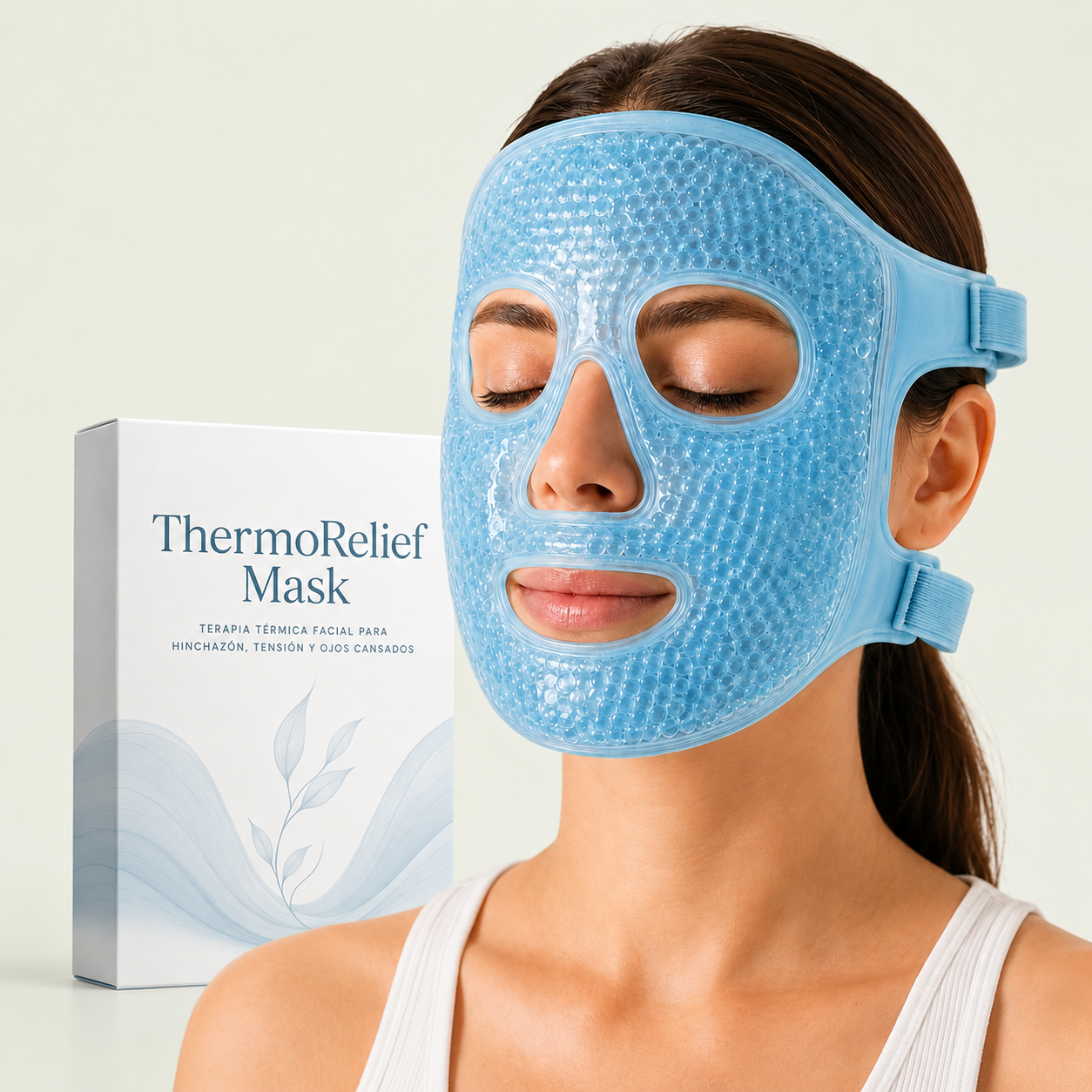 ThermoRelief Mask | ThermoRelief Mask | Terapia térmica facial para hinchazón, tensión y ojos cansados