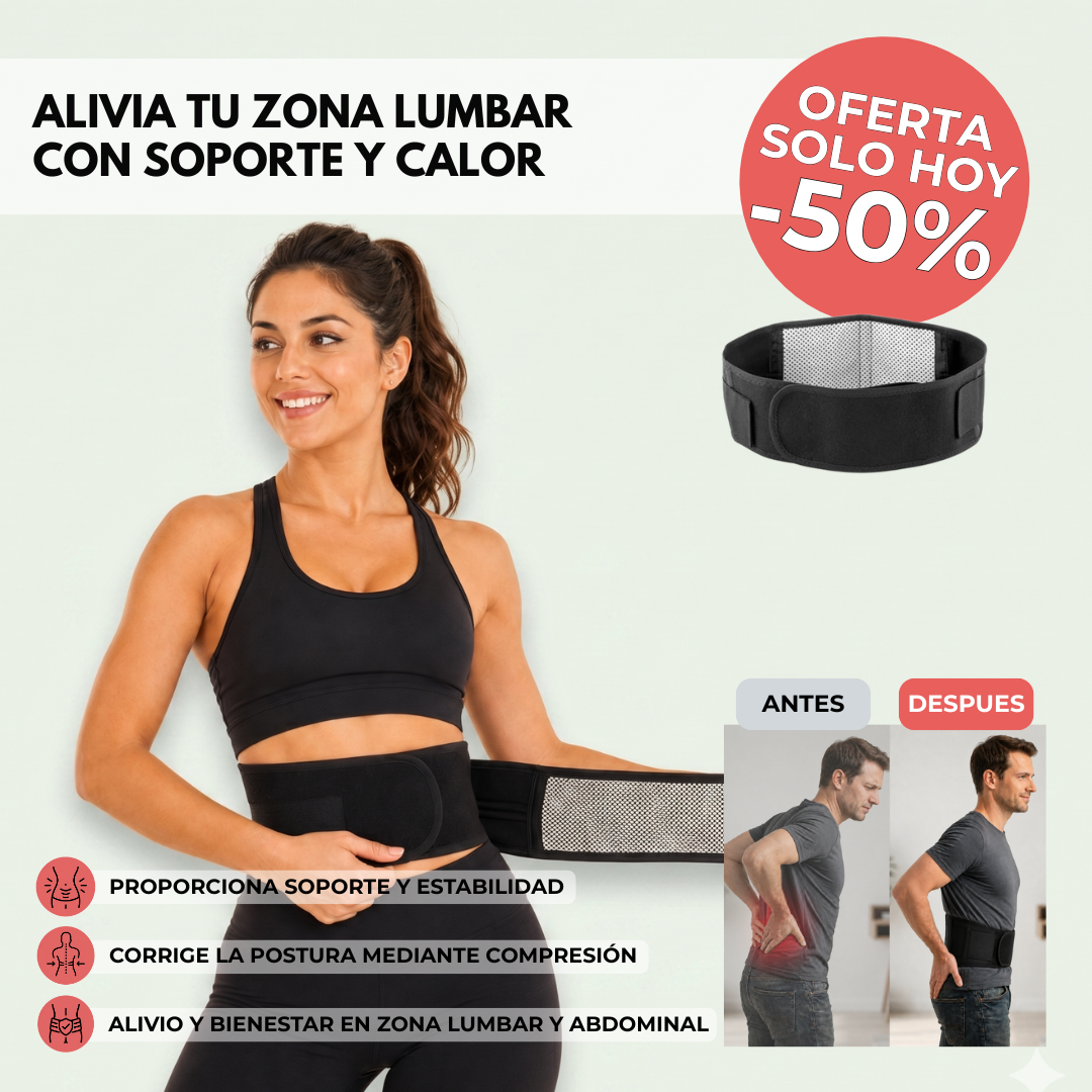 Faja Térmica Lumbar | Di adiós a las molestias en la zona lumbar y abdominal | ThermoCore™
