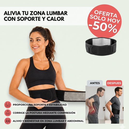 Faja Térmica Lumbar | Di adiós a las molestias en la zona lumbar y abdominal | ThermoCore™